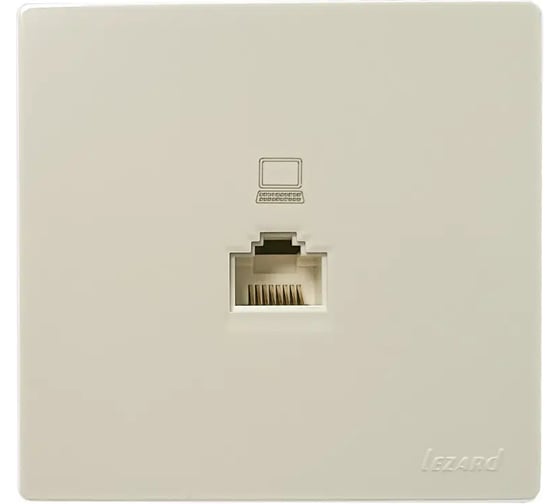 Розетка компьютерная Lezard LETO крем 752-0300-139 1