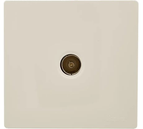 Розетка ТВ Lezard LETO оконечная, крем 752-0300-130