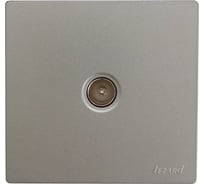 Розетка ТВ Lezard LETO оконечная, платина 752-3500-130
