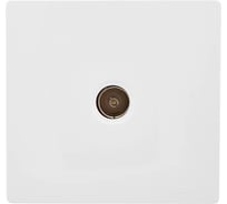 Розетка ТВ Lezard LETO проходная, белый 752-0200-129