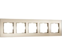 Рамка Werkel на 5 постов Senso W0053111 (шампань, стекло soft-touch) a069970