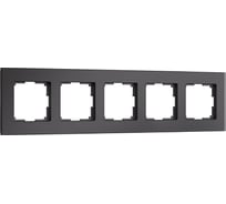 Рамка Werkel на 5 постов Senso W0053108 (черный, стекло soft-touch) a a069969