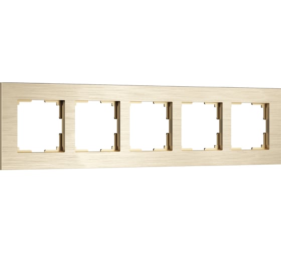 Рамка Werkel на 5 постов AluMax W0053511 (шампань) a069967 1