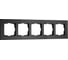 Рамка Werkel на 5 постов AluMax W0053508 (черный алюминий) a069966 1