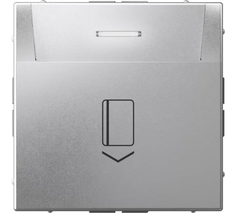 Выключатель карточный Systeme Electric ARTGALLERY 10А, без задержки времени, быстр.клемм., АЛЮМИНИЙ GAL000314S