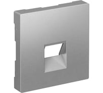 Накладка Systeme Electric ATLASDESIGN для информационных функций типа Keystone, АЛЮМИНИЙ ATN000384