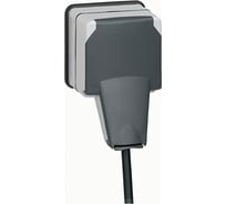 Розетка Legrand 2К+3 с защитными шторками и крышкой IP 66 16 A 250 В Программа Plexo IP 66 IK 08 моноблоки серый 090465