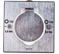 Встр. Блок LegrandIp44 Квад.Нерж.2м 089700