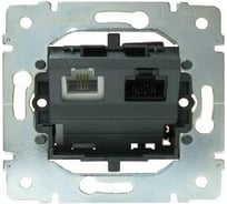 Телефонная розетка Legrand Galea Life VDI двойная RJ45/RJ11 коннектор категории 6 UTP 775781