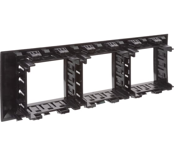 Рамка-суппорт DKC 6 модуля Avanti для In-liner Front черная 4402916