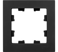 1-местная рамка EKF, чёрная, пластик Эпика UP1-FPB-01