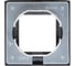 1-местная рамка EKF, IP44, чёрная, пластик Эпика UP1-FPB-01-44 3