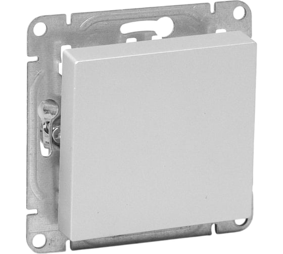 Механизм выключателя EKF, одноклавишный, проходной, алюминий Эпика UP1-SWA-11 1