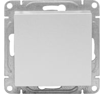 Механизм выключателя EKF, одноклавишный, алюминий Эпика UP1-SWA-10