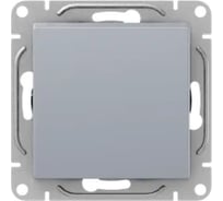 Механизм выключателя EKF, одноклавишный, кнопочный, алюминий Эпика UP1-SWA-13