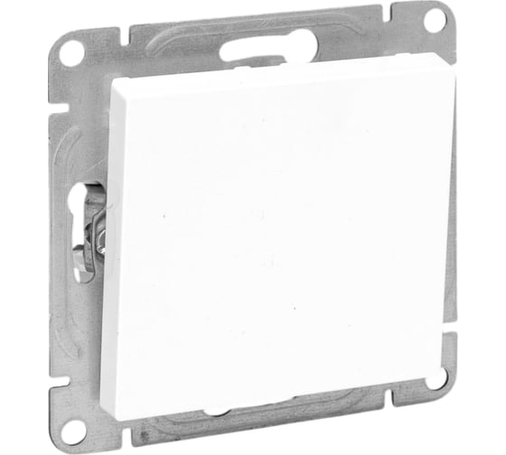 Механизм выключателя EKF, одноклавишный, кнопочный, белый Эпика UP1-SWW-13 1