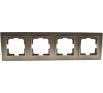 4-я рамка MONO ELECTRIC Despina, бронза 102-230000-163
