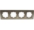 4-я рамка MONO ELECTRIC Despina, бронза 102-230000-163 1