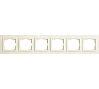 6-я рамка MONO ELECTRIC Despina, слоновая кость 102-010000-166