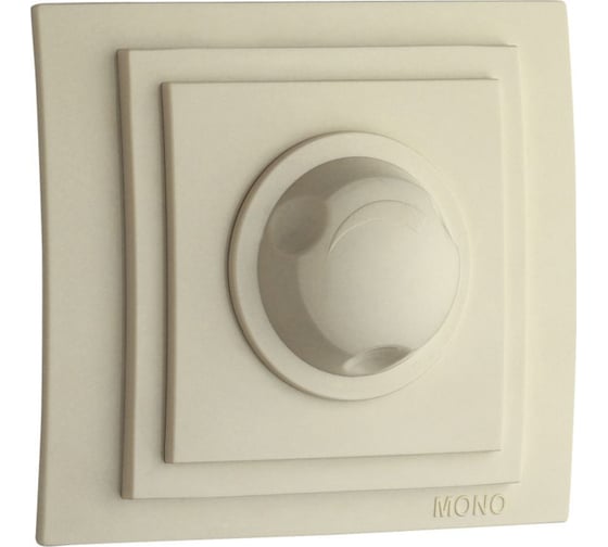 Диммер MONO ELECTRIC Larissa, 800 W, кремовая 103-171705-134 1