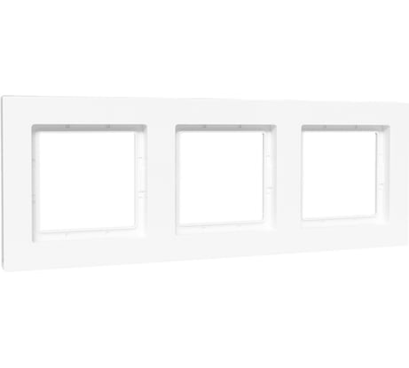3 - местная рамка EKF IP44, белая, пластик Эпика UP1-FPW-03-44