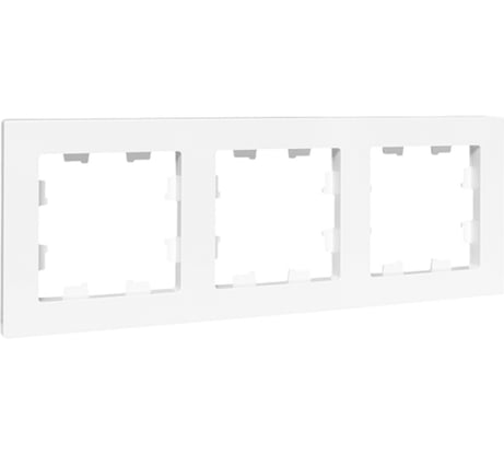 3 - местная рамка EKF белая, пластик Эпика UP1-FPW-03