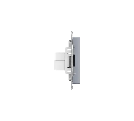 Механизм розетки EKF HDMI+RJ45 (cat5), алюминий Эпика UP1-SOA-HDMI+RJ45