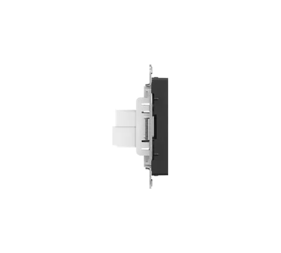 Механизм розетки EKF HDMI+RJ45 (cat5), чёрный Эпика UP1-SOB-HDMI+RJ45