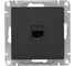 Механизм розетки EKF RJ11, чёрный Эпика UP1-SOB-RJ11 6