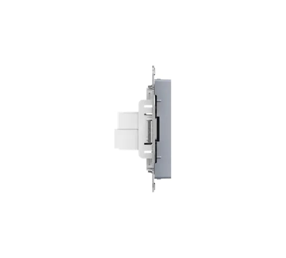 Механизм розетки EKF RJ45 - 2шт, (cat5), алюминий Эпика UP1-SOA-2RJ45-5