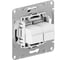 Механизм розетки EKF RJ45 - 2шт, (cat5), алюминий Эпика UP1-SOA-2RJ45-5 4