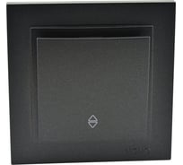 Одноклавишный проходной выключатель MONO ELECTRIC Despina, графит 102-202025-109