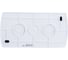 2-я розетка MONO ELECTRIC Octans, с заземлением, серая 104-020007-120 2
