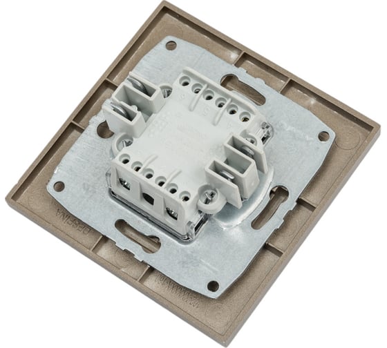 Двухклавишный выключатель MONO ELECTRIC Despina, бронза 102-232325-102
