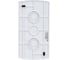 2-я розетка MONO ELECTRIC Octans, с заземлением, белая 104-010107-120 3