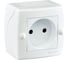 Розетка MONO ELECTRIC Octans без заземления, белая 104-010106-116 1