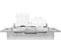 Механизм розетки TV+RJ45 EKF Эпика (cat5), алюминий UP1-SOA-TV+RJ 11