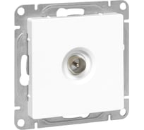 Механизм розетки TV EKF Эпика одиночная, белый UP1-SOW-TV-1
