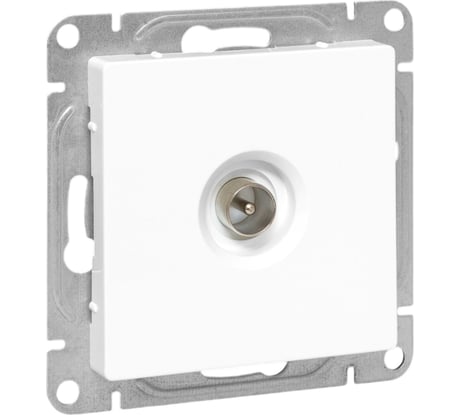 Механизм розетки TV EKF Эпика одиночная, белый UP1-SOW-TV-1