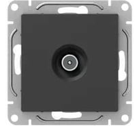 Механизм розетки TV EKF Эпика одиночная, чёрный UP1-SOB-TV-1