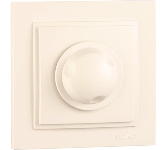 Светорегулятор MONO ELECTRIC Despina, 800 W, слоновая кость 102-010005-134