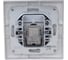 TV розетка MONO ELECTRIC Despina, проходная, универсальная, экран, серебро 102-212105-137 3