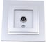 TV розетка MONO ELECTRIC Despina, проходная, универсальная, экран, серебро 102-212105-137 4