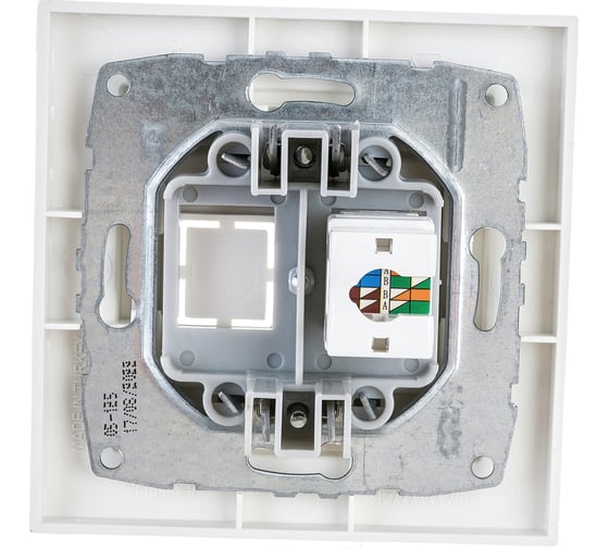 Компьюетрная розетка MONO ELECTRIC Despina, Rj45, Cat6, слоновая кость 102-010005-125