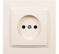 1-я розетка MONO ELECTRIC Despina, без земли, слоновая кость 102-010022-116