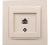 Телефонная розетка MONO ELECTRIC Despina Rj45, Cat3, крем 102-170005-124