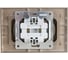 2-я розетка MONO ELECTRIC Despina, без земли, бронза 102-232305-121 3