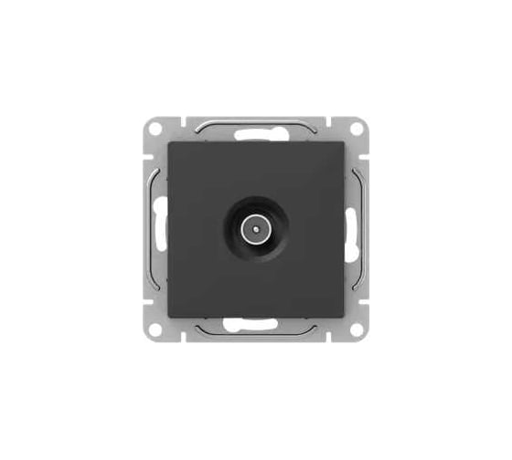 Механизм розетки TV EKF Эпика оконечная, чёрный UP1-SOB-TV-3 1