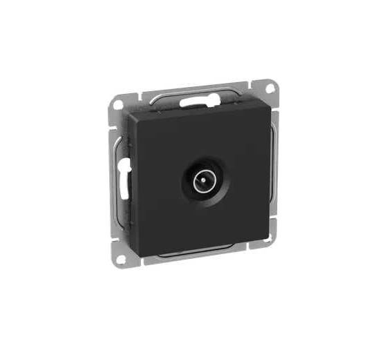 Механизм розетки TV EKF Эпика оконечная, чёрный UP1-SOB-TV-3