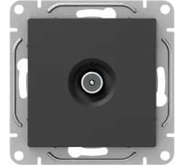 Механизм розетки TV EKF Эпика проходная, чёрный UP1-SOB-TV-2